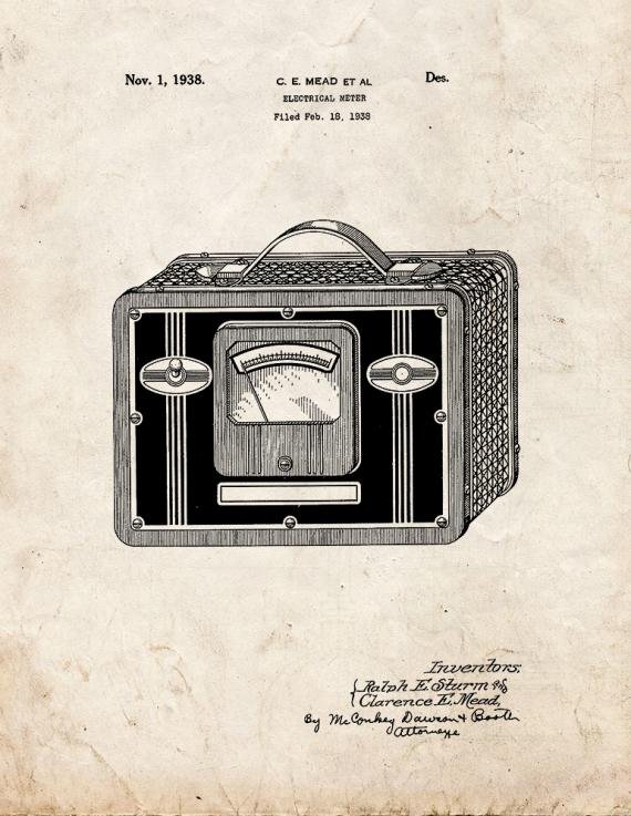 Patent Blueprint 1421 1 12 A4 Photo Print