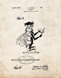 Patent Blueprint 1432 1 12 A4 Photo Print