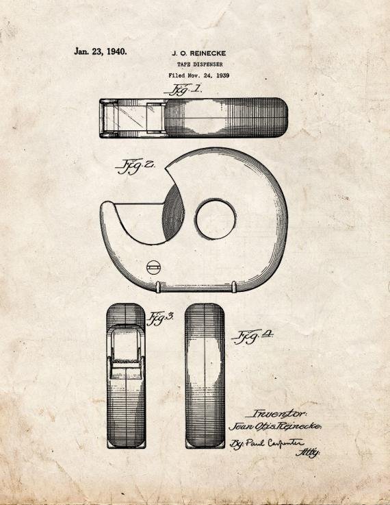Patent Blueprint 1437 1 12 A4 Photo Print