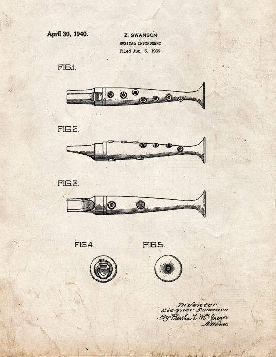 Patent Blueprint 1441 1 12 A4 Photo Print