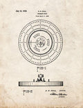 Patent Blueprint 1442 1 12 A4 Photo Print