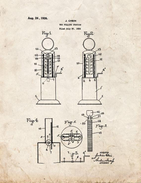Patent Blueprint 1451 1 12 A4 Photo Print