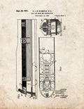 Patent Blueprint 1456 1 12 A4 Photo Print