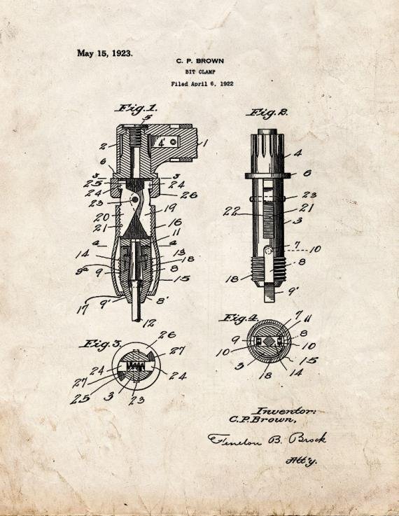 Patent Blueprint 1462 1 12 A4 Photo Print