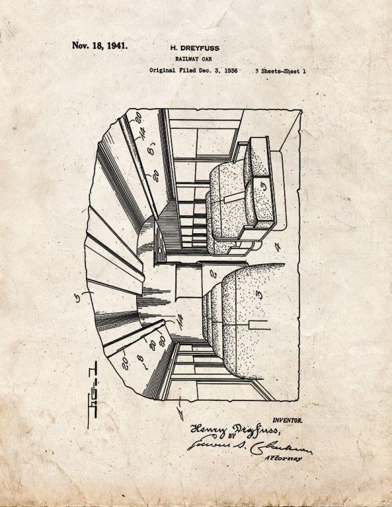 Patent Blueprint 1466 1 12 A4 Photo Print