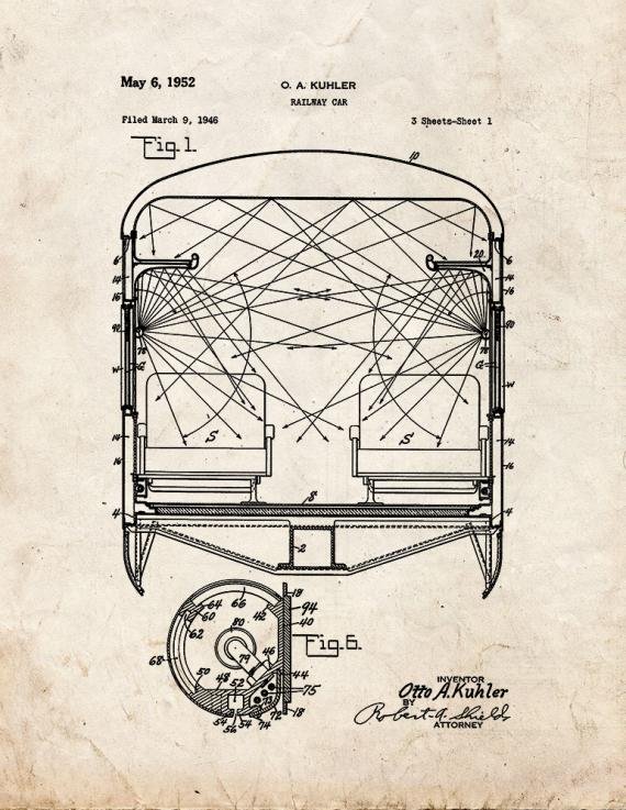 Patent Blueprint 1470 1 12 A4 Photo Print