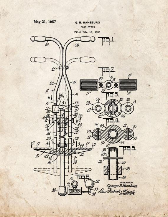 Patent Blueprint 1476 1 12 A4 Photo Print