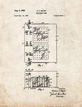 Patent Blueprint 1477 1 12 A4 Photo Print