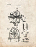 Patent Blueprint 1478 1 12 A4 Photo Print