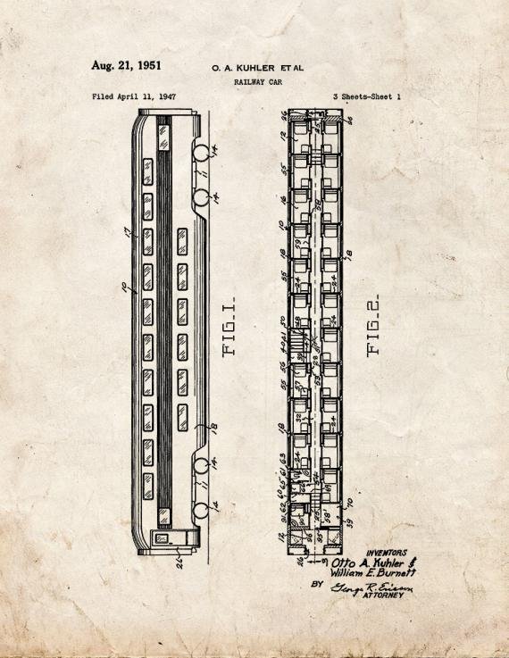 Patent Blueprint 1479 1 12 A4 Photo Print
