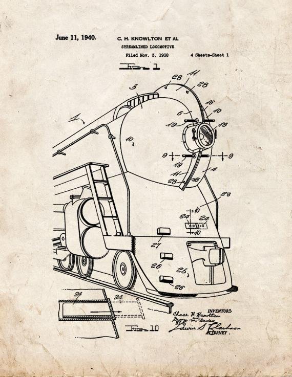 Patent Blueprint 1485 1 12 A4 Photo Print