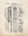 Patent Blueprint 1489 1 12 A4 Photo Print
