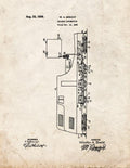 Patent Blueprint 1491 1 12 A4 Photo Print