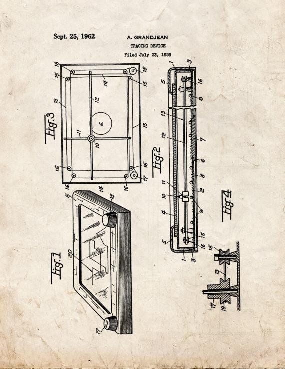 Patent Blueprint 1499 1 12 A4 Photo Print