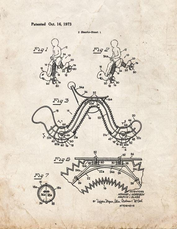 Patent Blueprint 1507 2 12 A4 Photo Print