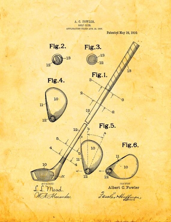 Patent Blueprint 151 1 12 80 paper gol A4 Photo Print
