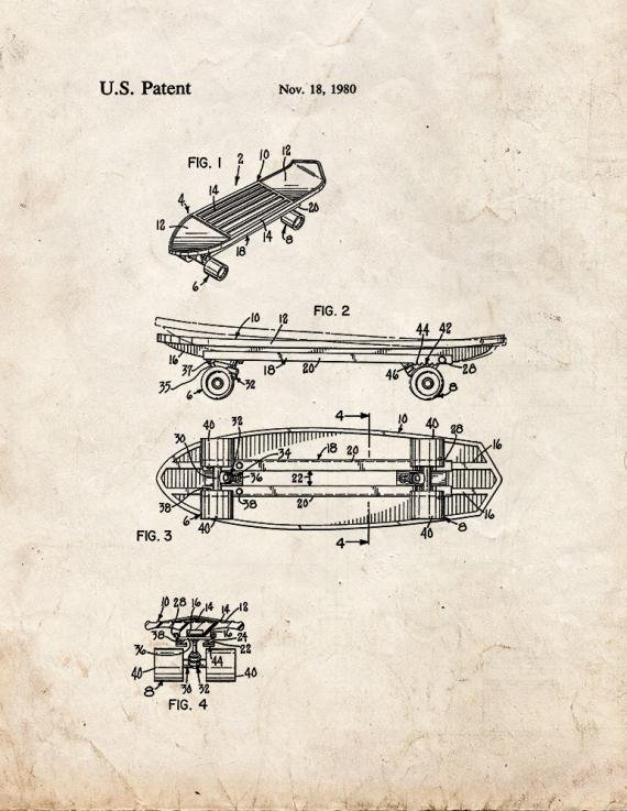 Patent Blueprint 1511 2 12 A4 Photo Print