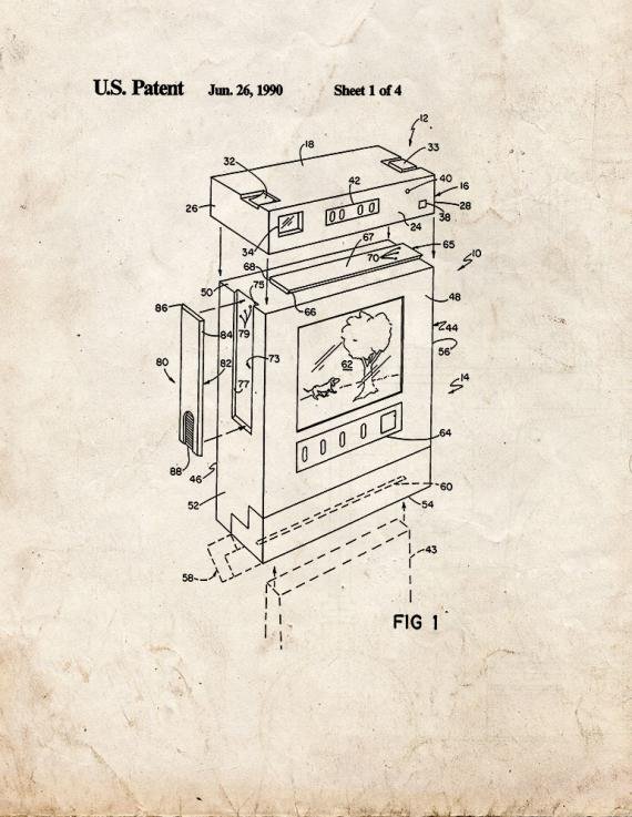 Patent Blueprint 1516 2 12 A4 Photo Print