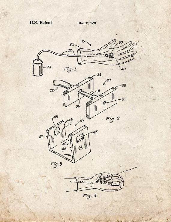 Patent Blueprint 1518 2 12 A4 Photo Print
