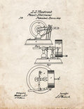 Patent Blueprint 1523 1 12 A4 Photo Print