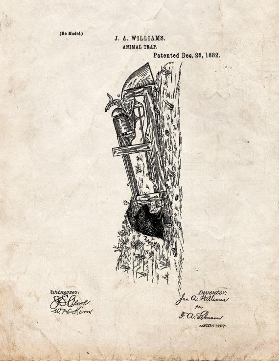 Patent Blueprint 1524 1 12 A4 Photo Print
