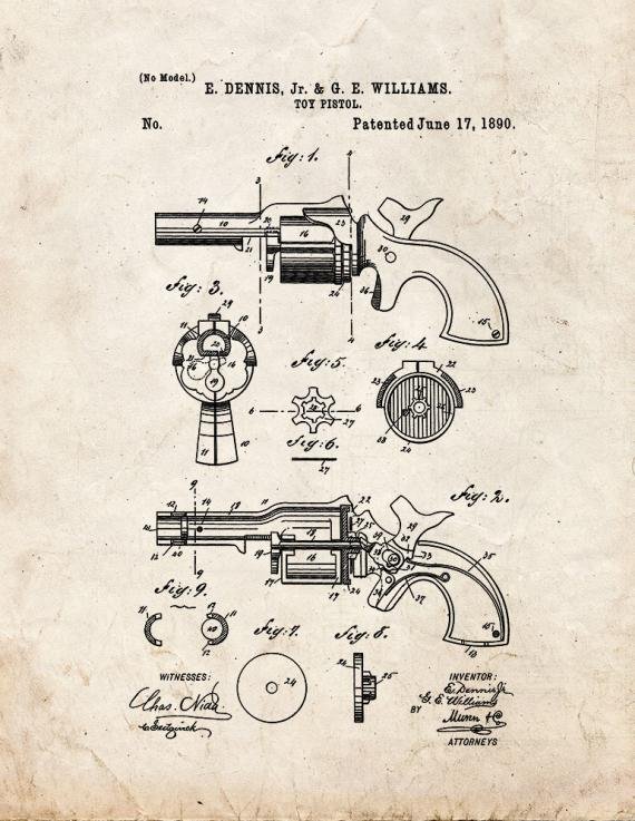 Patent Blueprint 1525 1 12 A4 Photo Print