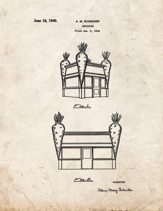 Patent Blueprint 1536 1 12 A4 Photo Print