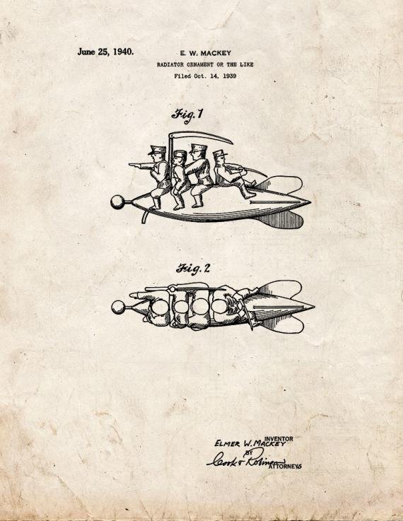 Patent Blueprint 1537 1 12 A4 Photo Print