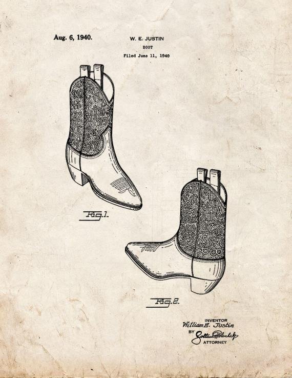 Patent Blueprint 1540 1 12 A4 Photo Print