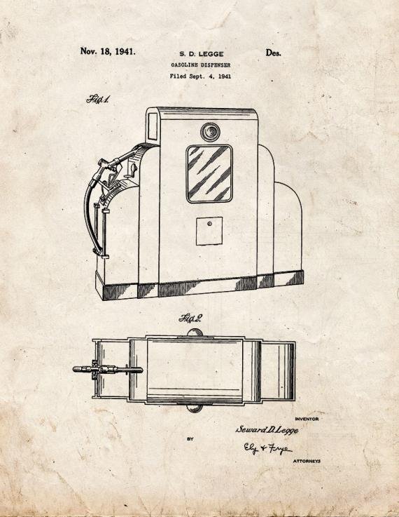 Patent Blueprint 1541 1 12 A4 Photo Print
