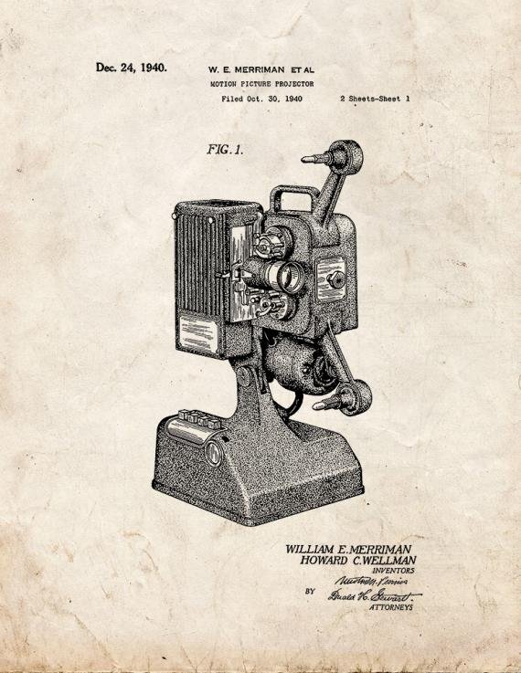 Patent Blueprint 1544 1 12 A4 Photo Print