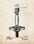 Patent Blueprint 1549 1 12 A4 Photo Print