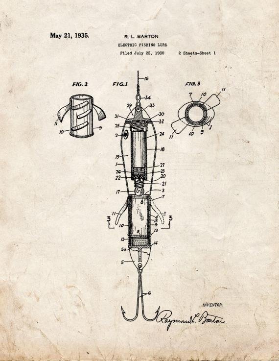 Patent Blueprint 155 1 12 A4 Photo Print