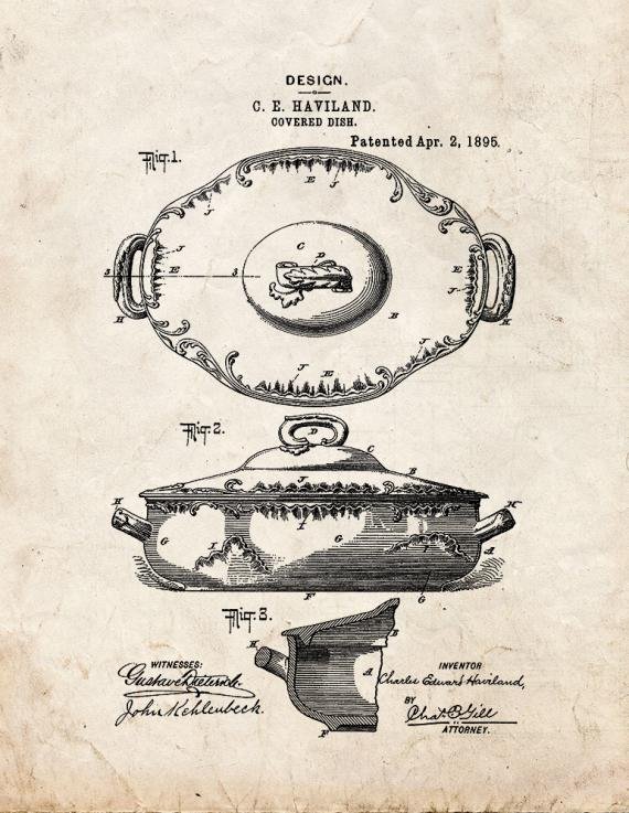 Patent Blueprint 1550 1 12 A4 Photo Print