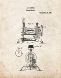 Patent Blueprint 1551 1 12 A4 Photo Print