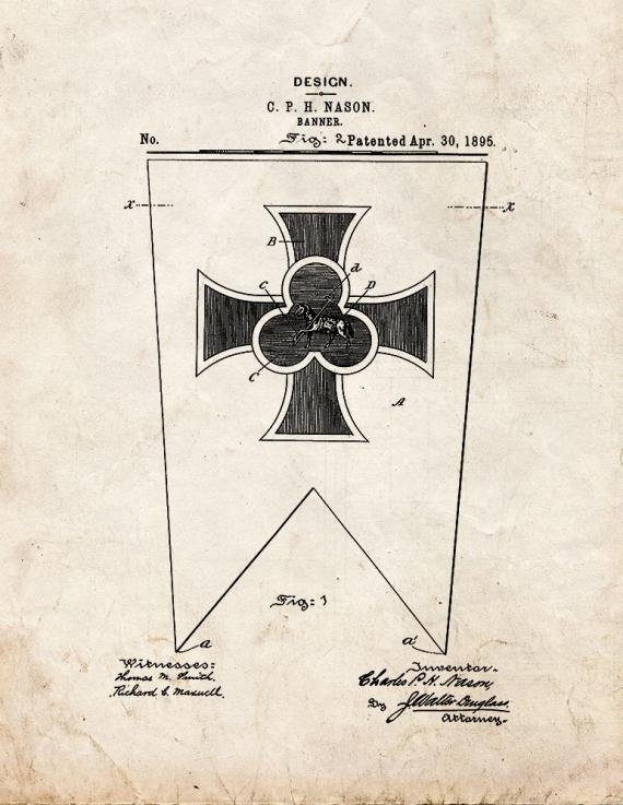 Patent Blueprint 1552 1 12 A4 Photo Print