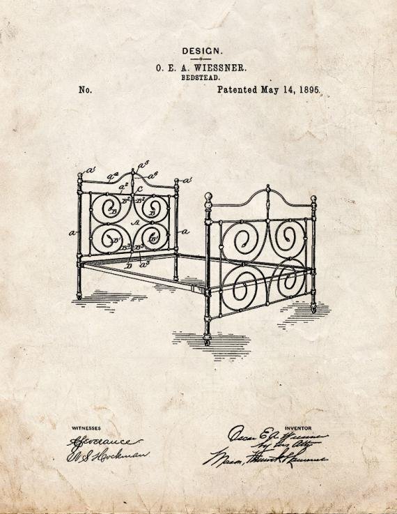 Patent Blueprint 1554 1 12 A4 Photo Print
