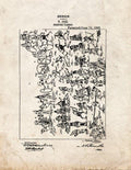 Patent Blueprint 1566 1 12 A4 Photo Print