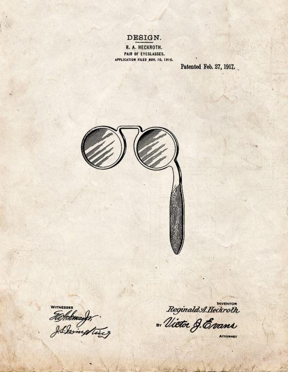 Patent Blueprint 1569 1 12 A4 Photo Print