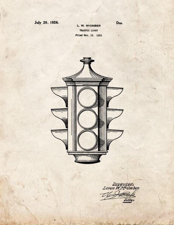 Patent Blueprint 1570 1 12 A4 Photo Print