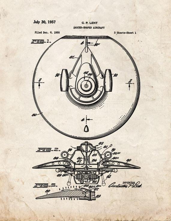 Patent Blueprint 1574 1 12 A4 Photo Print