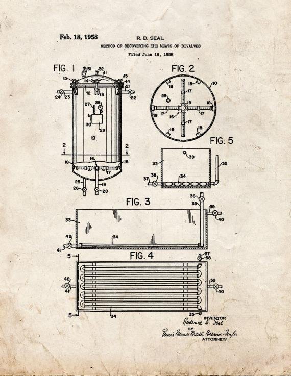 Patent Blueprint 1576 1 12 A4 Photo Print