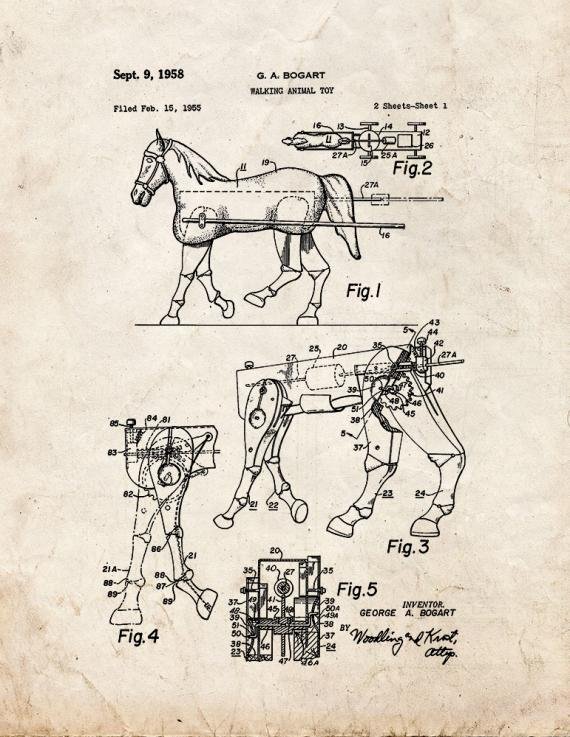 Patent Blueprint 1577 1 12 A4 Photo Print