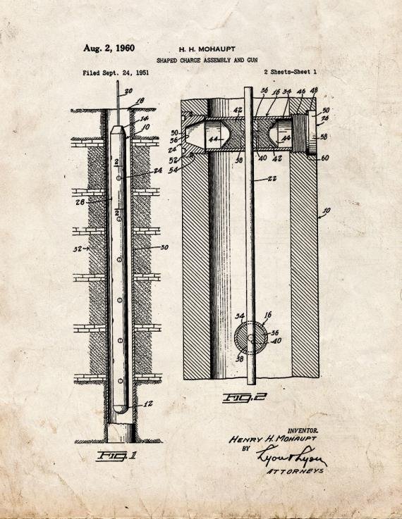 Patent Blueprint 1580 1 12 A4 Photo Print