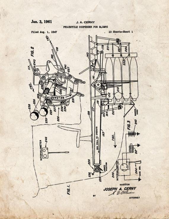 Patent Blueprint 1581 1 12 A4 Photo Print