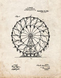 Patent Blueprint 1592 1 12 A4 Photo Print