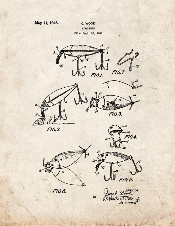 Patent Blueprint 1603 1 12 A4 Photo Print