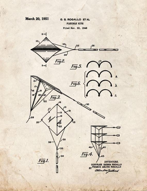 Patent Blueprint 1604 1 12 A4 Photo Print