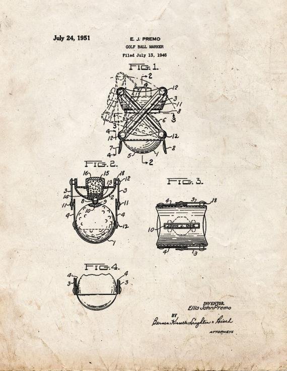 Patent Blueprint 1605 1 12 A4 Photo Print