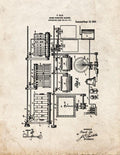 Patent Blueprint 1609 1 12 A4 Photo Print